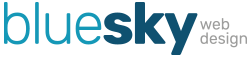Blue Sky Web Design Logo