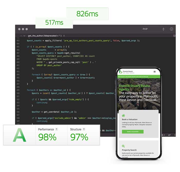 bespoke website development